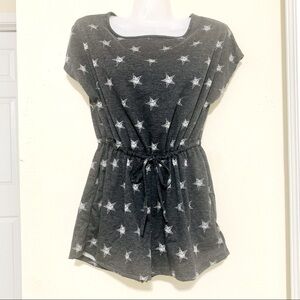 NWT ANTISTAR Star Super Soft Stretch Rompers sz M